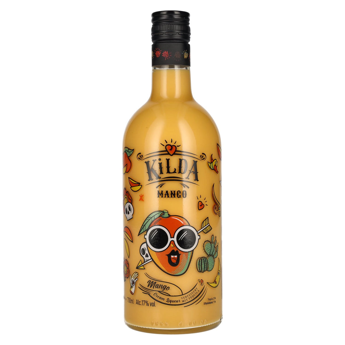 Liqueur de crème à la mangue Kilda, 17 % vol., 0,7 l