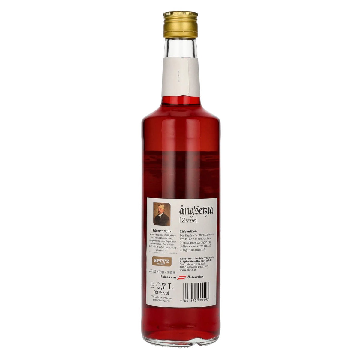 Spitz Ang'setzta Zirbe 28% vol. 0,7 l