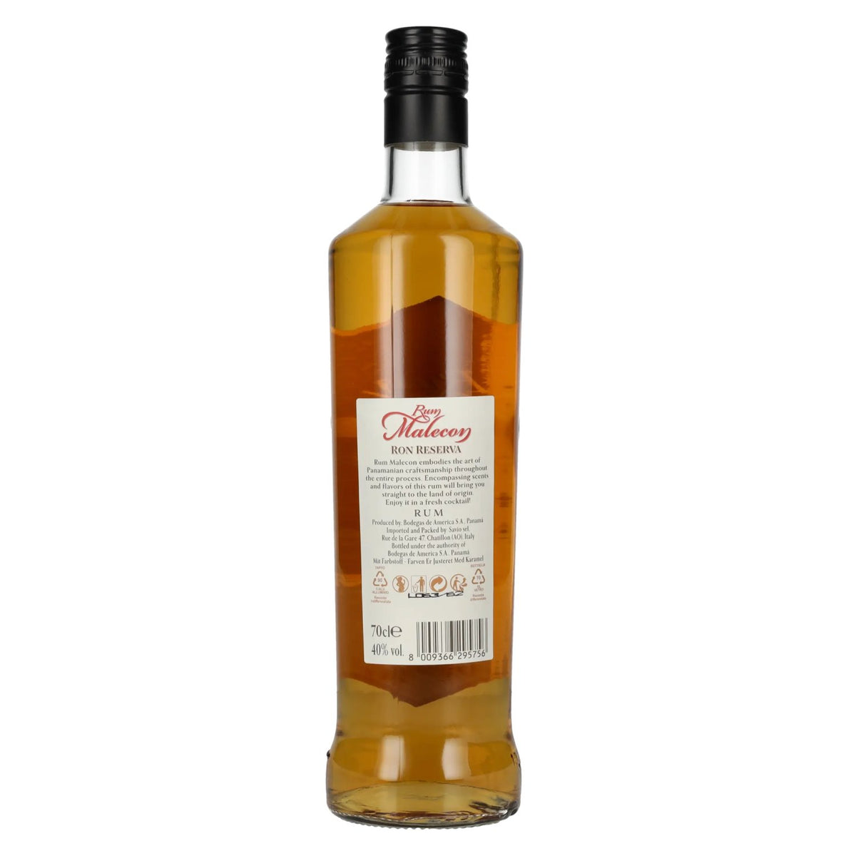 Rum Malecon Añejo 5 Años Ron Reserva 40% Vol. 0,7l