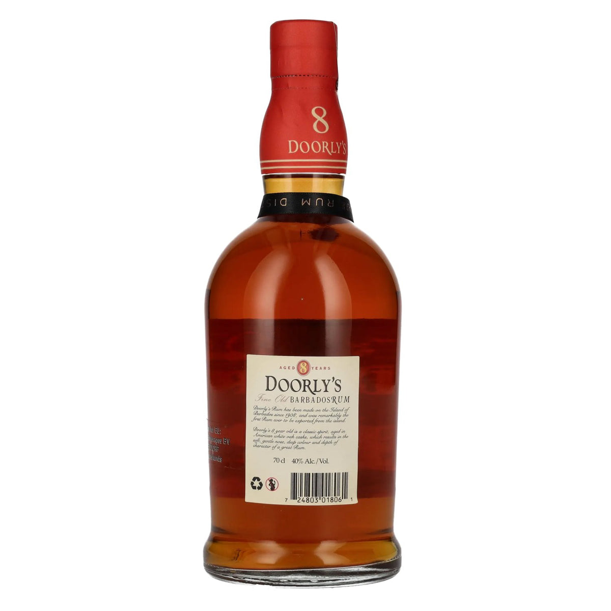 Doorly's 8 Years Old Fine Old Barbados Rum 40% vol. 0.7 l
