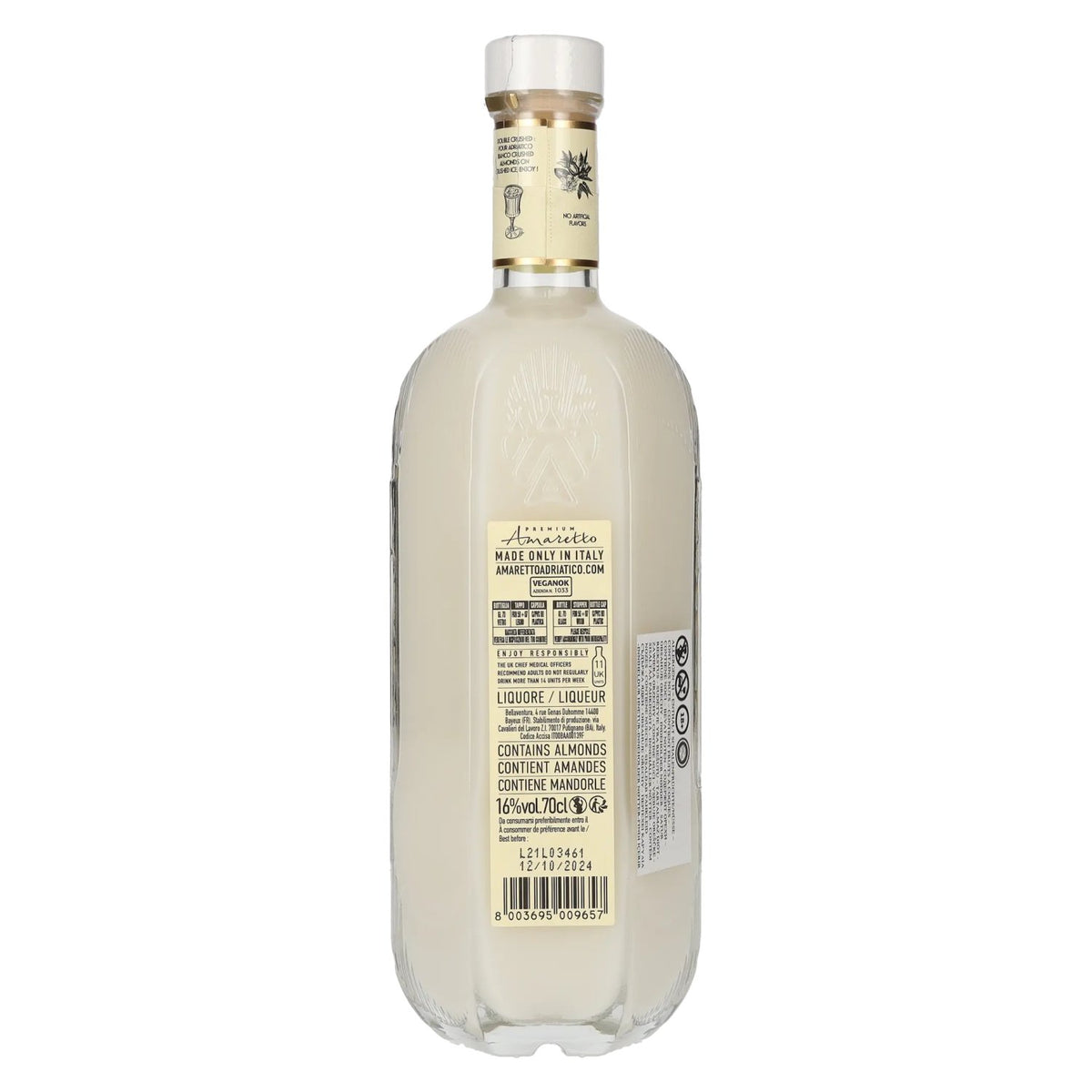 Adriatico Bianco Crushed Almonds Amaretto 16% vol. 0,7l