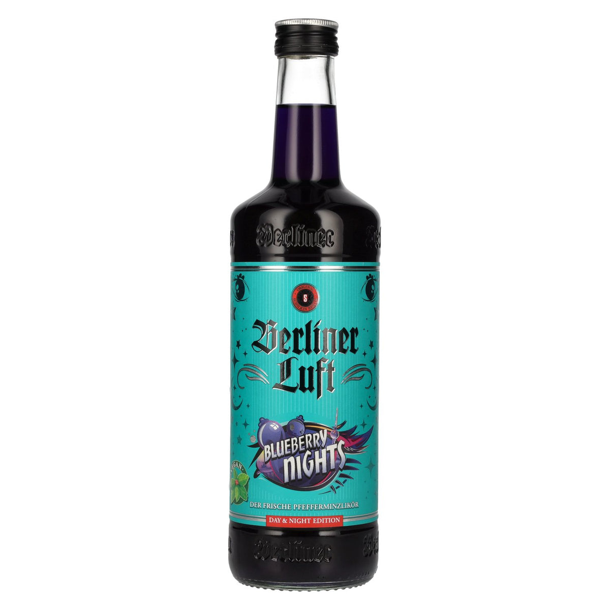 Berliner Luft BLUEBERRY NIGHT – La liqueur de menthe poivrée fraîche – 18 % vol. – 0,7 l