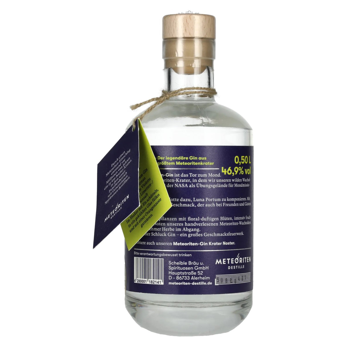 Meteoriten Gin LUNA PORTUM Distilled Dry Gin 46,9% vol. 0,5 l