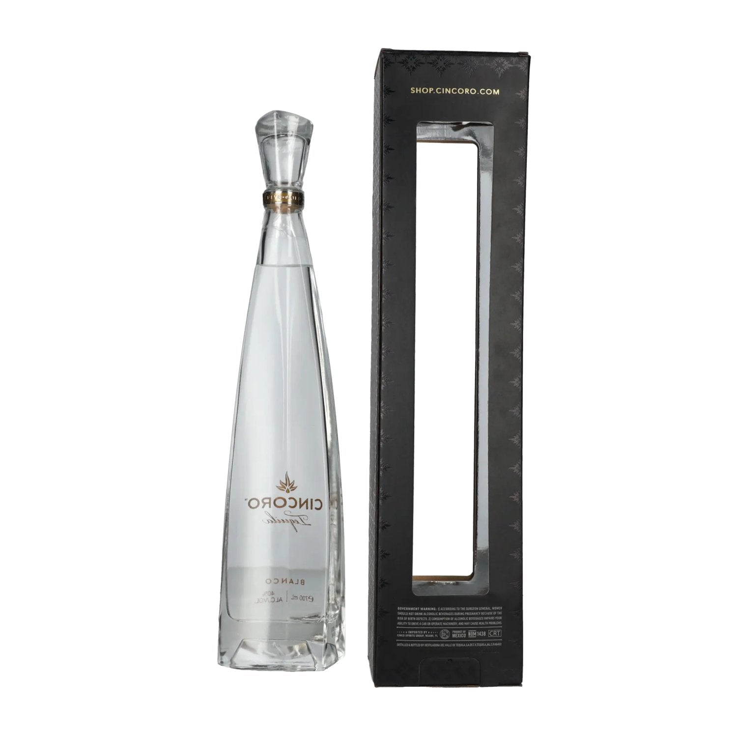 Cincoro Tequila Blanco 40% Vol. 0,7l in gift box
