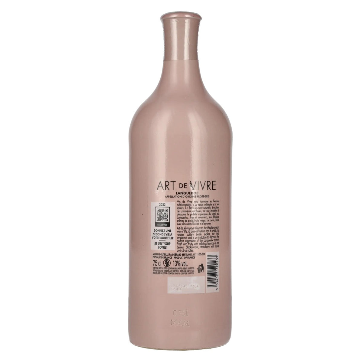 Gérard Bertrand Art de Vivre Languedoc Rosé Wine 2023 13% ABV 0.75 l