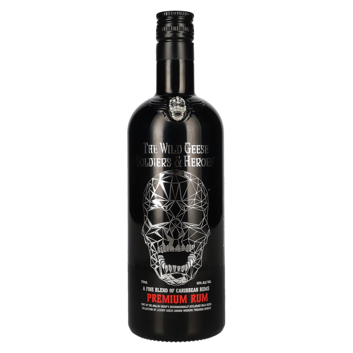 The Wild Geese Soldiers &amp; Heroes Premium Rum 40% ABV 0.75l
