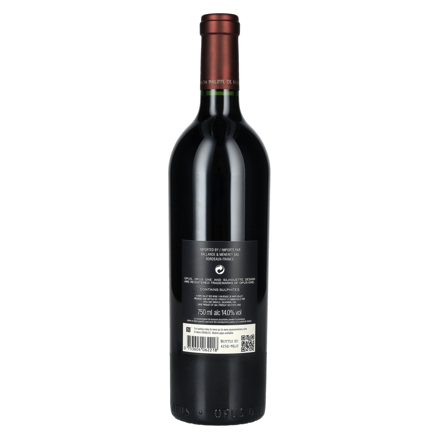 Robert Mondavi &amp; Baron Philippe de Rothschild Opus One 2021 14% Vol. 0,75l