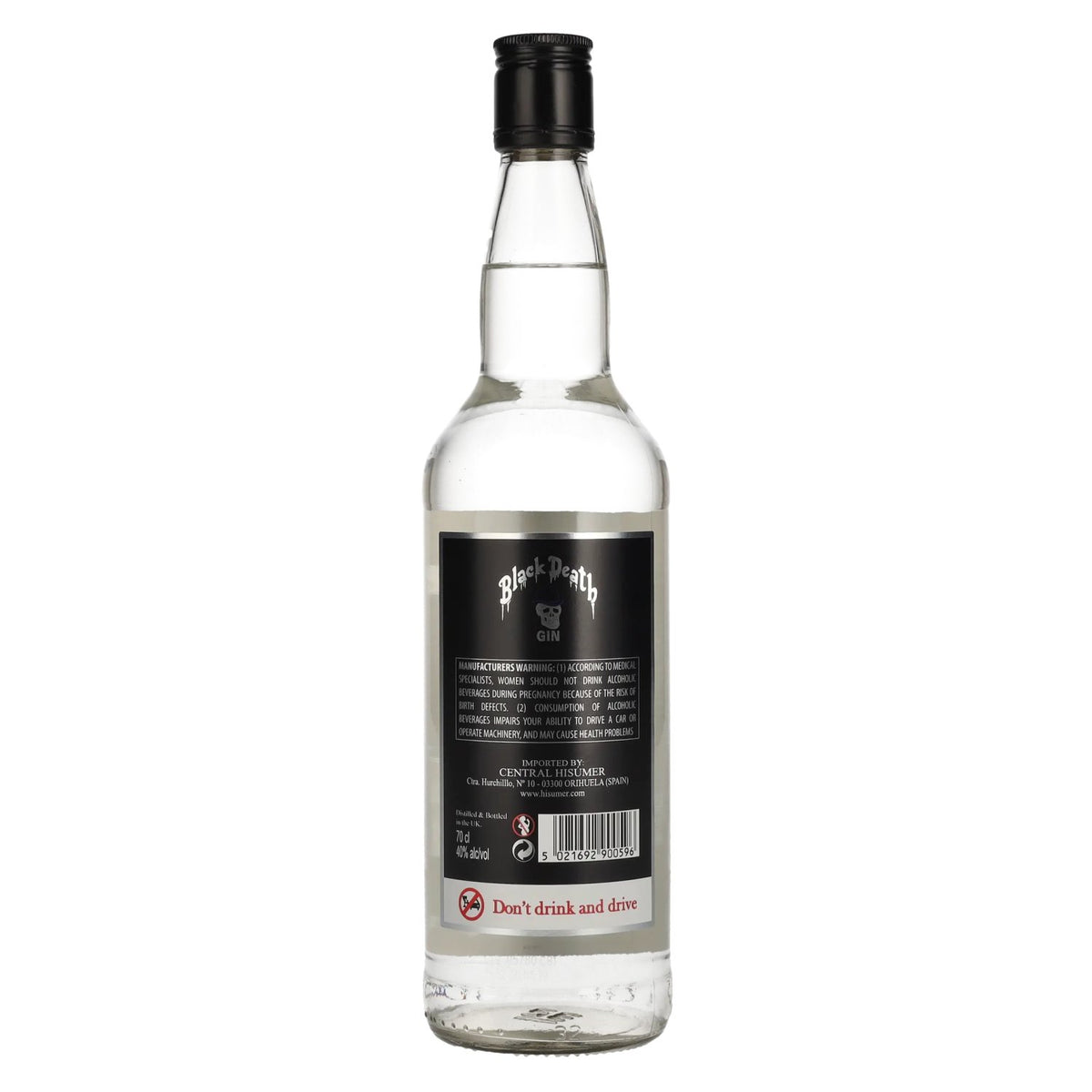 Black Death London Dry Gin 40% ABV 0.7l