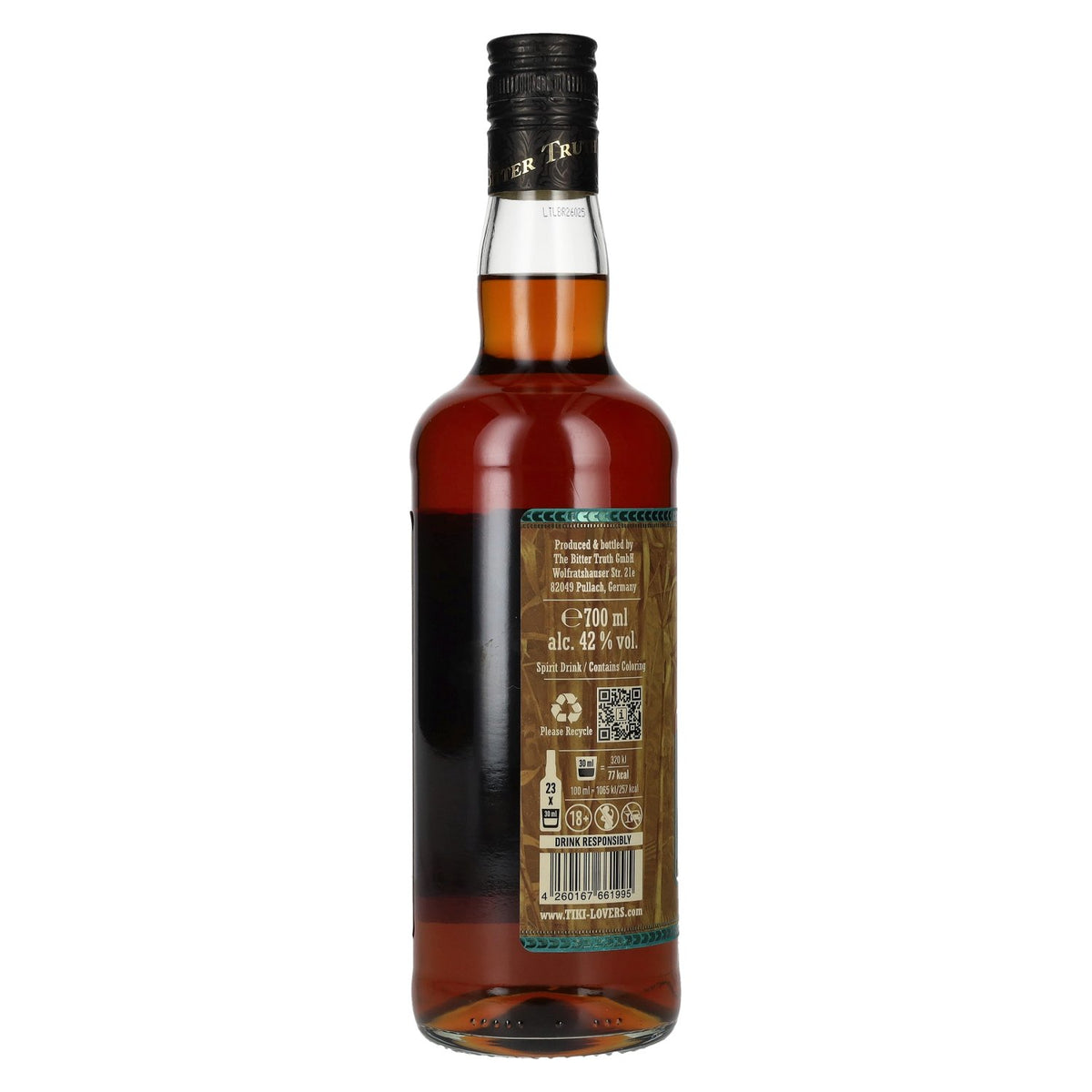 Tiki Lovers Banana Spirit Drink 42% ABV 0.7l