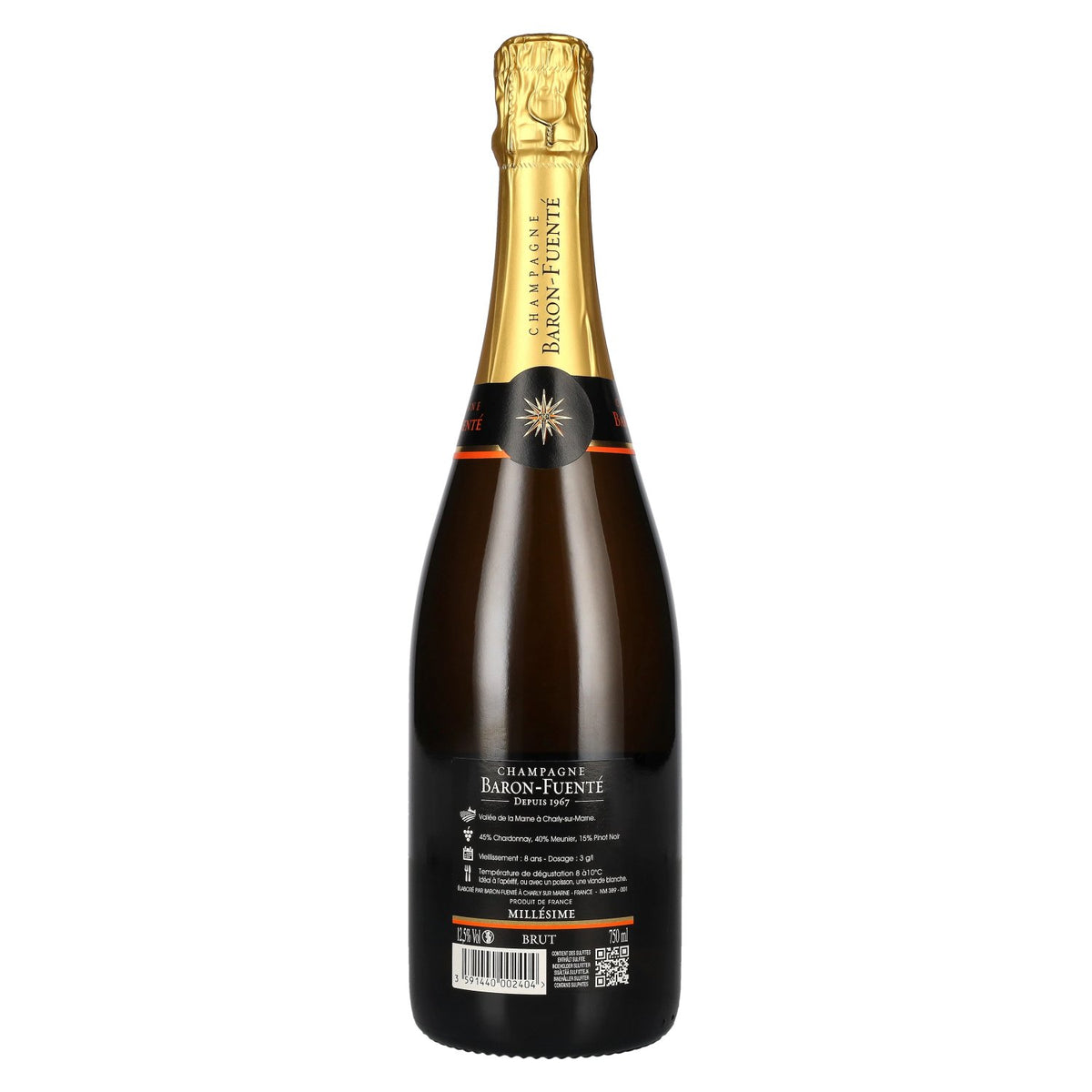 Champagne Baron-Fuenté MILLÉSIME Champagne Brut 2016 12.5% ABV 0.75l