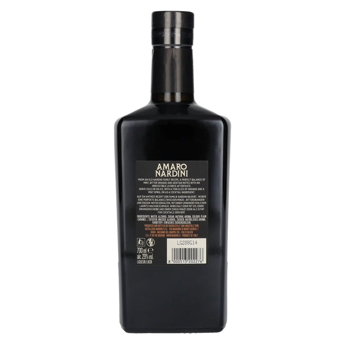 Liqueur Nardini Amaro Bassano Al Ponte 29 % vol. 0,7 l