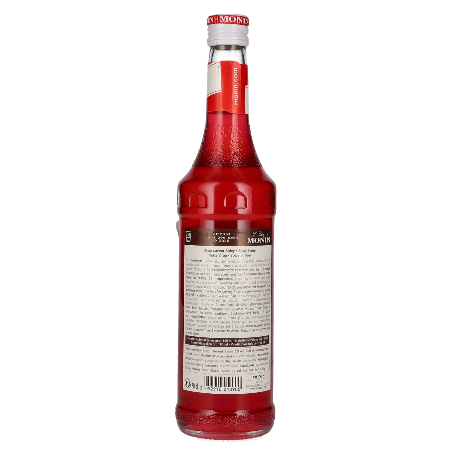 Le Sirop de Monin SPICY 0,7l