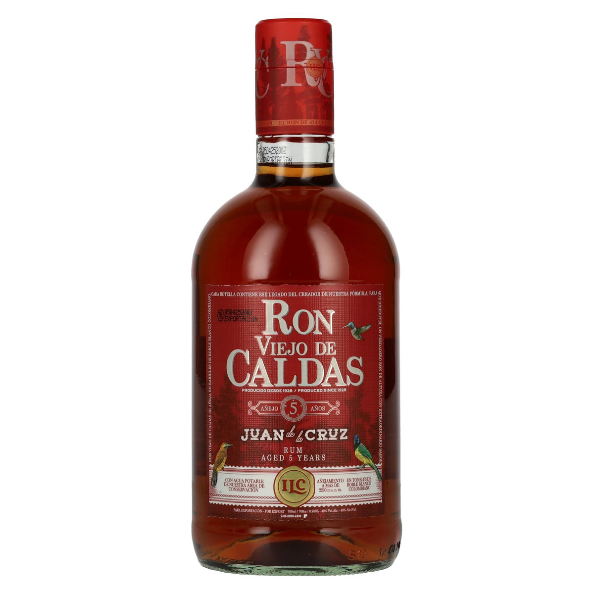 Ron Viejo de Caldas 5 Años Juan de la Cruz Rum 40% Vol. 0,7l