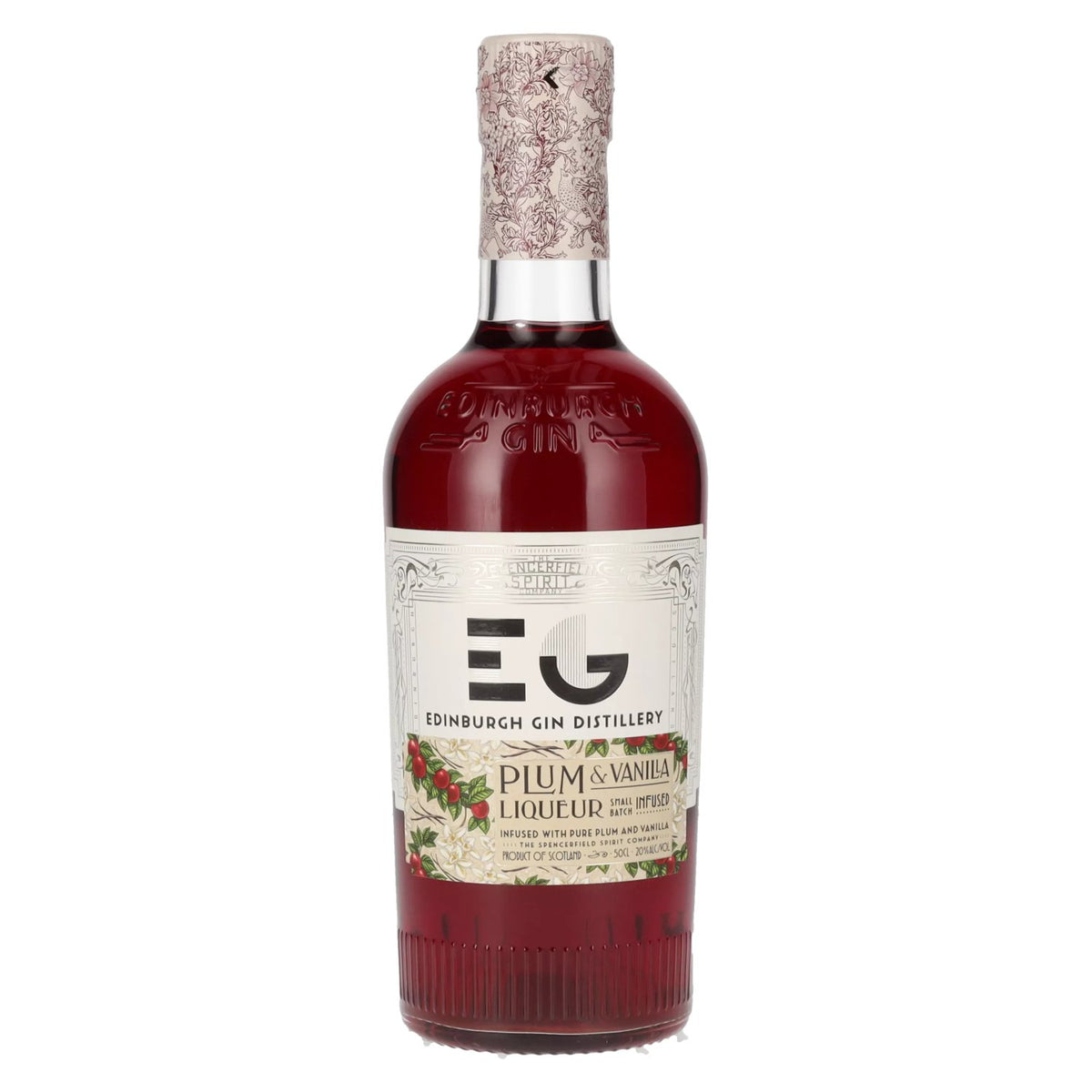 Edinburgh Gin PLUM &amp; VANILLA Likeur 20% vol. 0,5 l