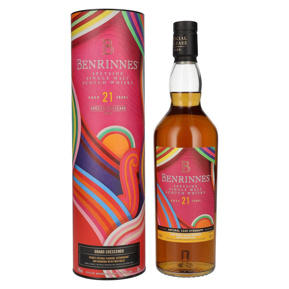 Benrinnes 21 Years Old Grand Crescendo Single Malt Special Release 2024 55,4% vol. 0,7 l in geschenkverpakking