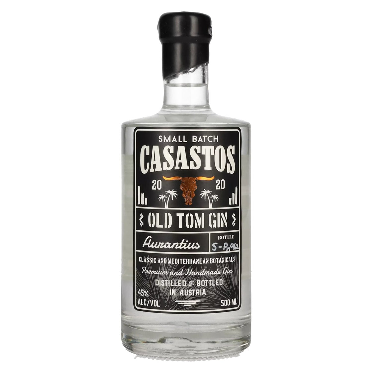 CASASTOS Old Tom Gin Small Batch Aurantius 45% vol. 0.5 l