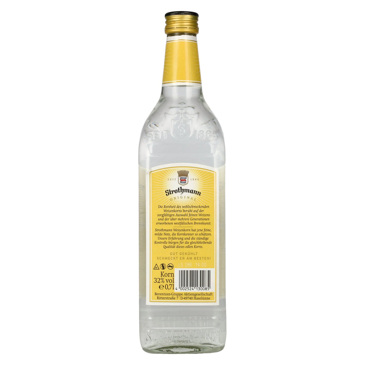 Strothmann Original Weizenkorn 32% vol. 0,7 l