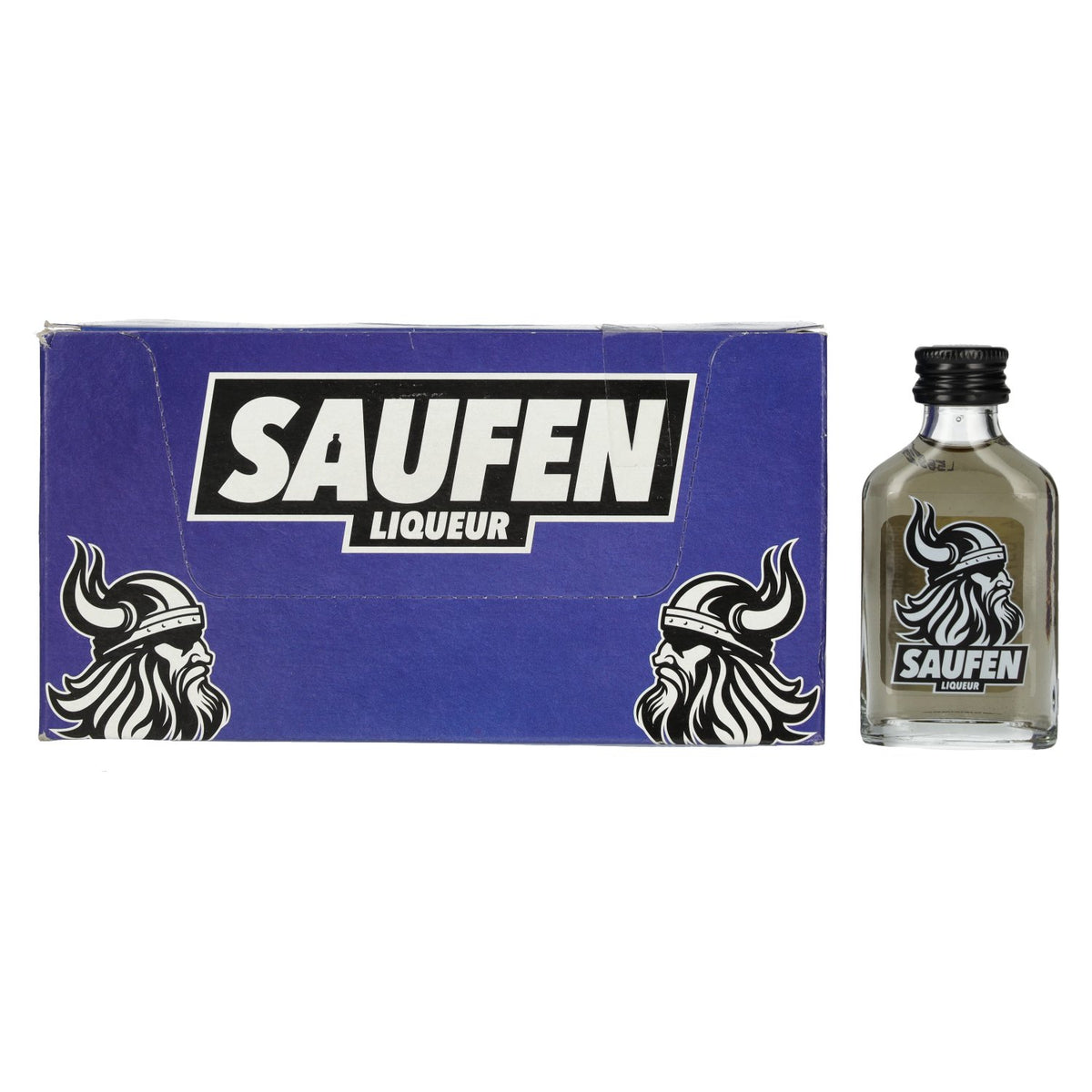 Saufen Liqueur Blaubeer-Likör 16% Vol. 20x0,02l