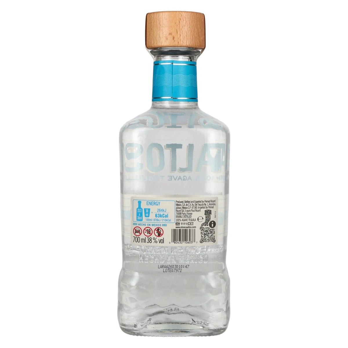 Olmeca Altos Tequila Plata 100% agave 38% vol. 0,7 l