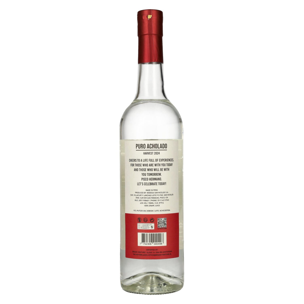 Pisco Hermano Acholado 42% vol. 0,7 l