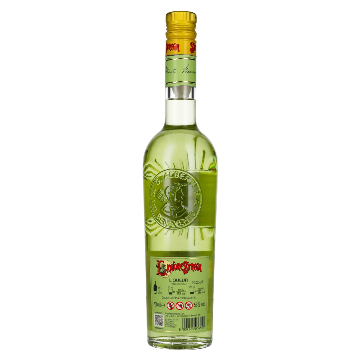 Liquore Strega Verde 55 % vol., 0,7 l