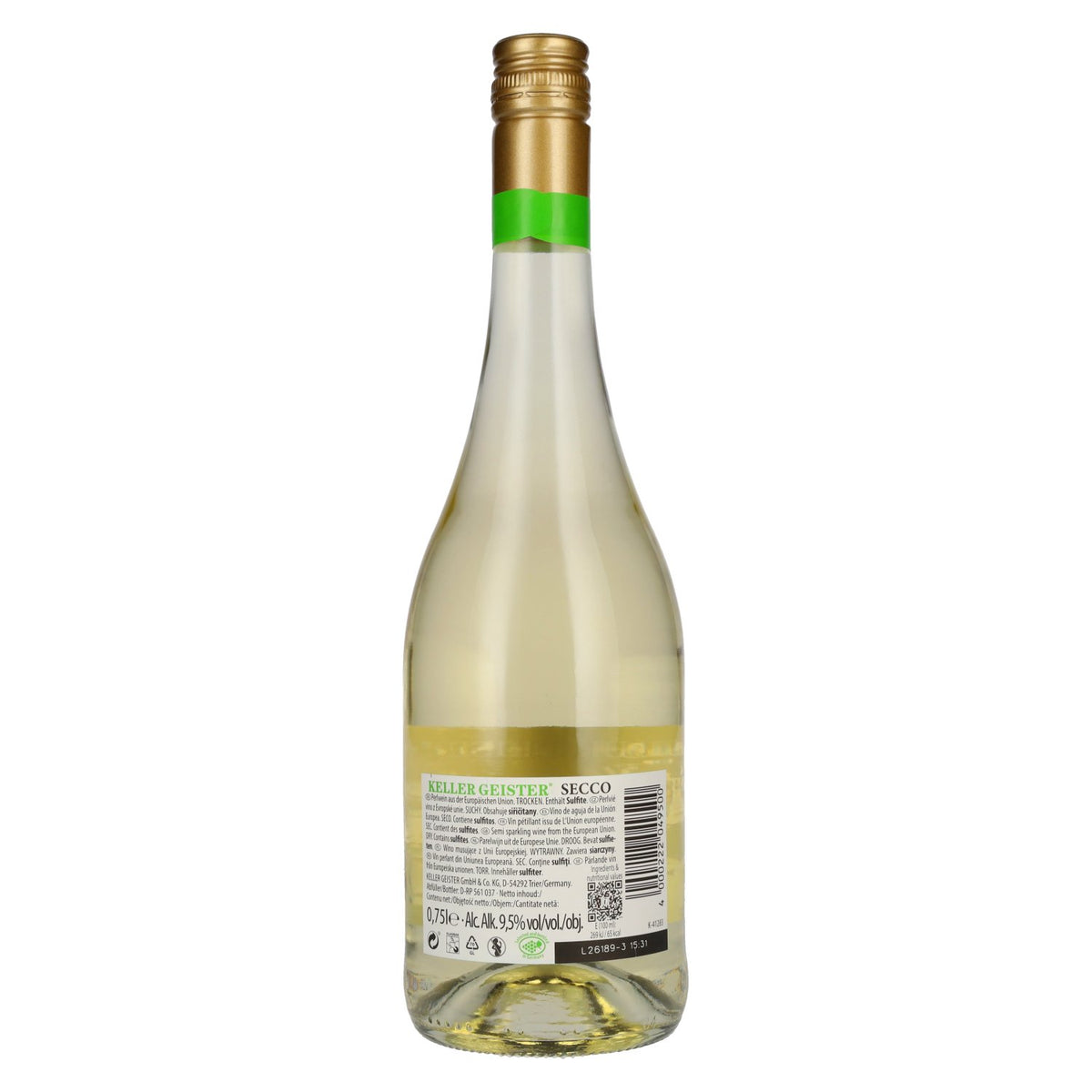 Keller Geister Secco 9,5% Vol. 0,75l
