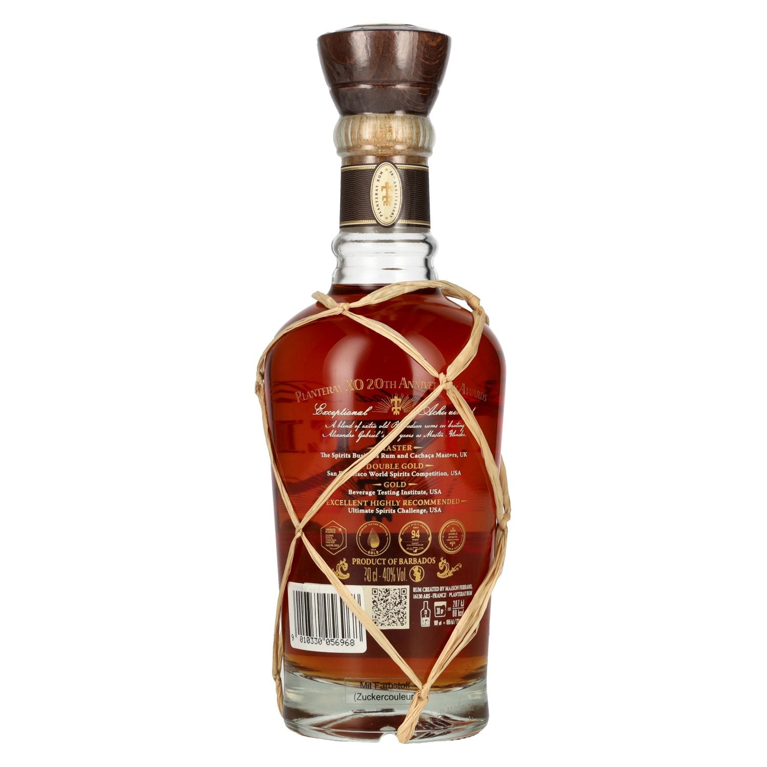 Planteray Rum BARBADOS XO 20th Anniversary 40% Vol. 0,7l
