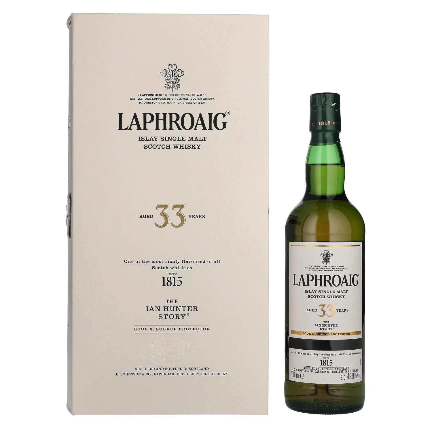 Laphroaig 33 Years Old The Ian Hunter Story Book 3: Source Protector Limited Edition 49,9% Vol. 0,7l in geschenkverpakking