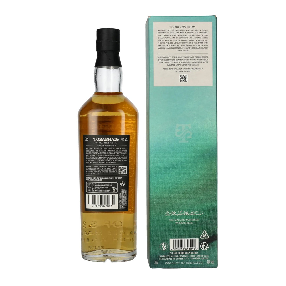 Torabhaig SOUND OF SLEAT The Legacy Series Single Malt 46 % vol., 0,7 l, dans un coffret cadeau