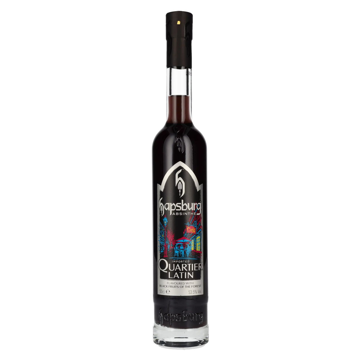 Hapsburg Absinthe QUARTIER LATIN Flavoured with Black Forest Berries 53.5% vol. 0.5 l