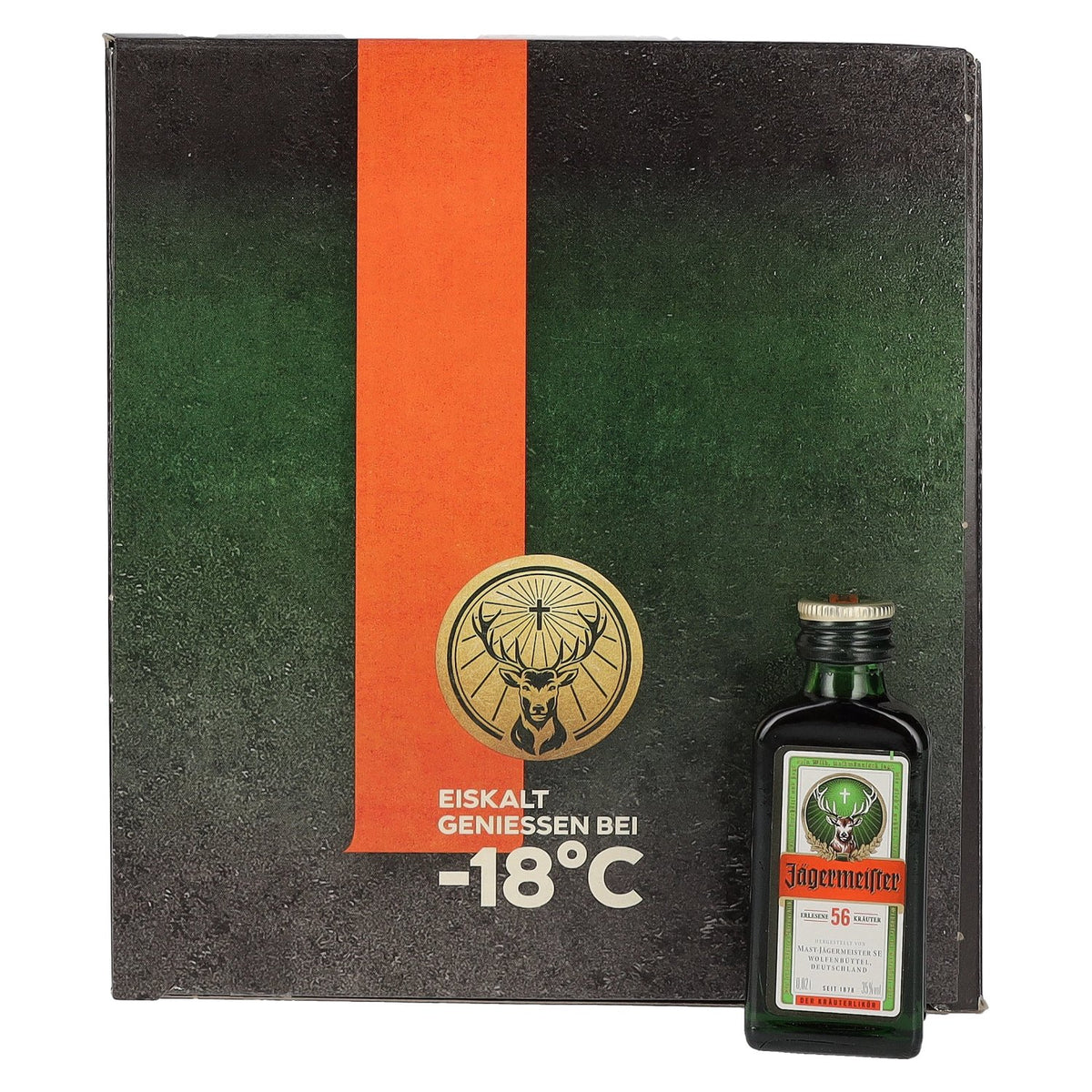 Jägermeister 35 % vol., 50 x 0,02 l
