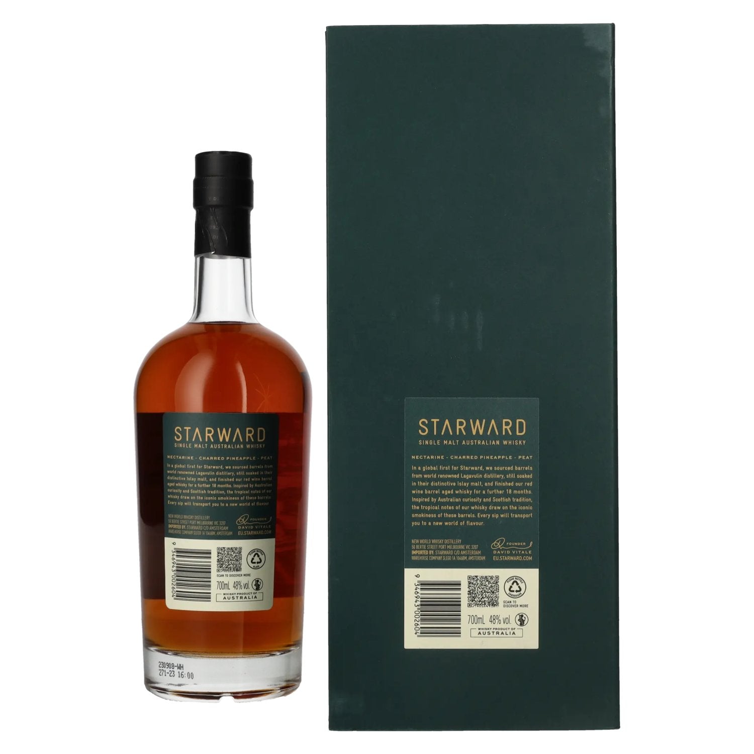 Starward Lagavulin Single Malt Australische whisky 48% Vol. 0,7l in geschenkverpakking