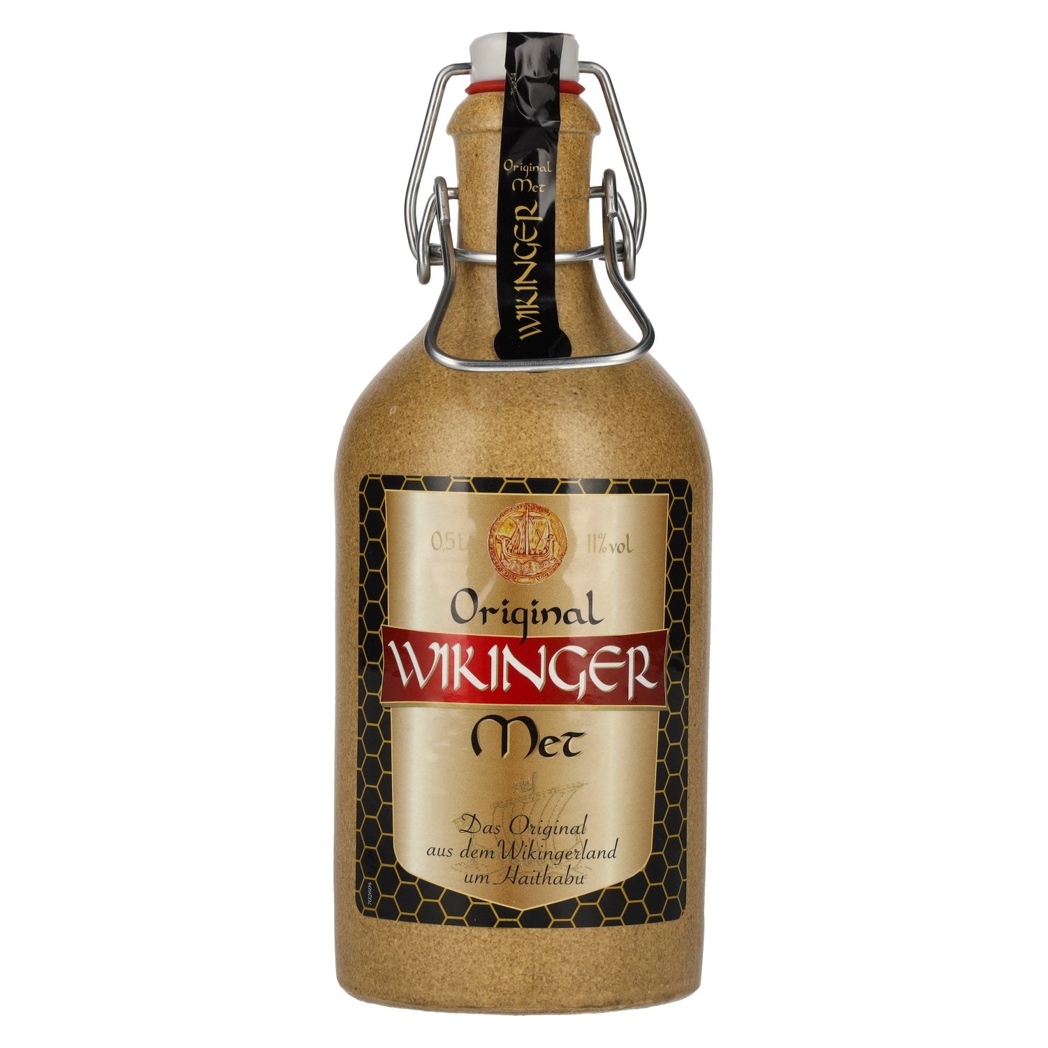 Wikinger Met Original 11% vol. 0,5l in een kan van klei