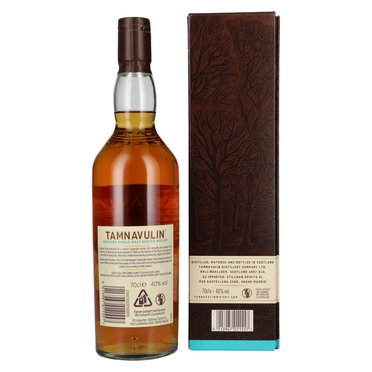 Tamnavulin DOUBLE CASK, whisky single malt écossais du Speyside, 40 % vol., 0,7 l, dans un coffret cadeau