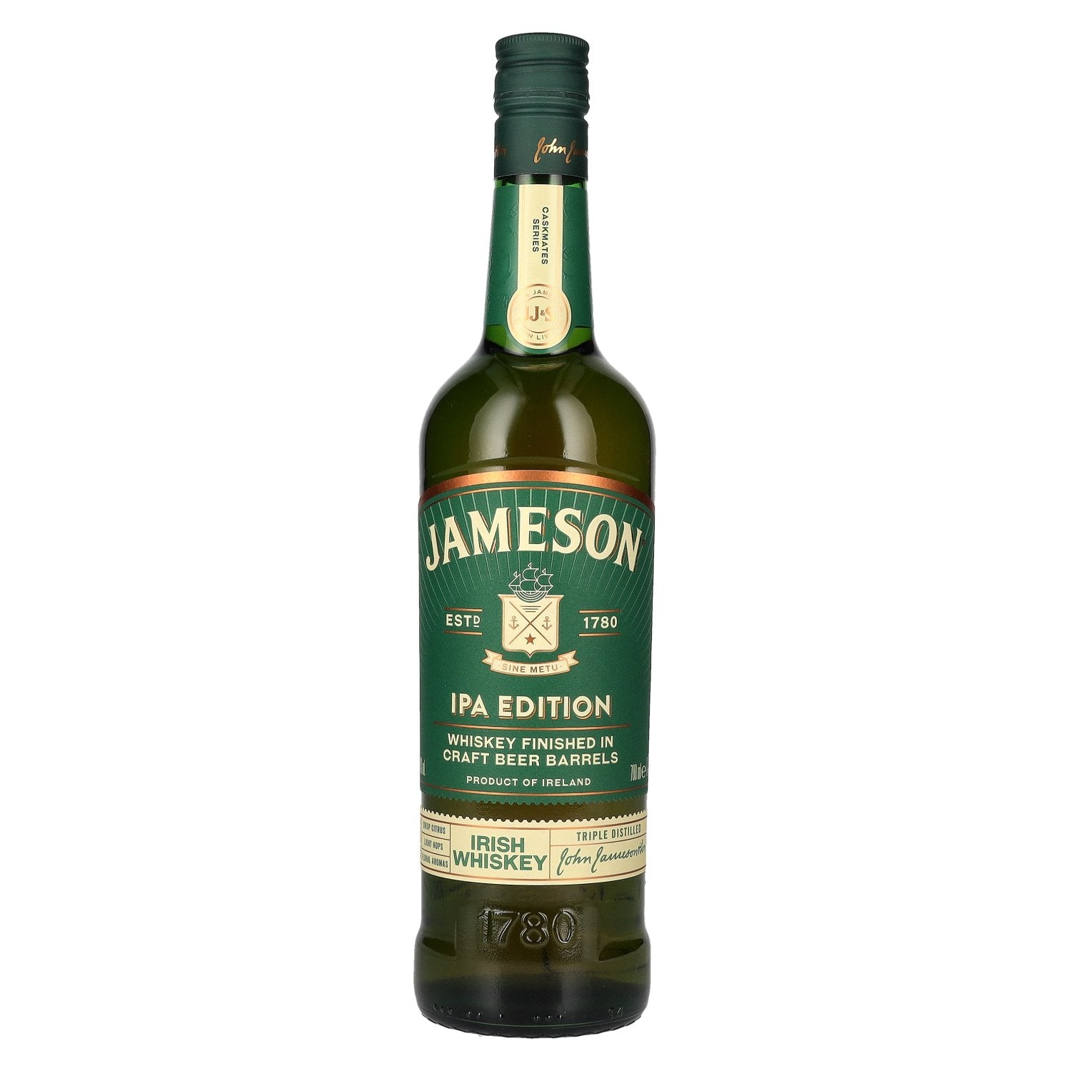 Jameson CASKMATES Triple Gedistilleerde Ierse Whiskey IPA EDITION 40% Vol. 0,7l