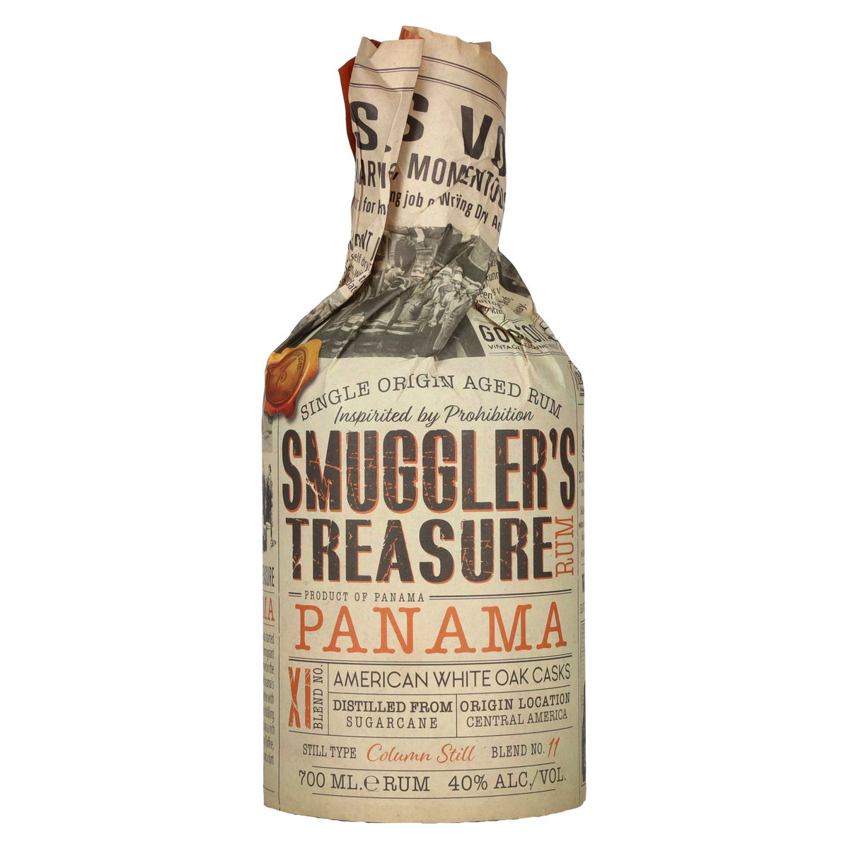 Smuggler's Treasure PANAMA Single Origin Aged Rum 40% vol. 0.7 l
