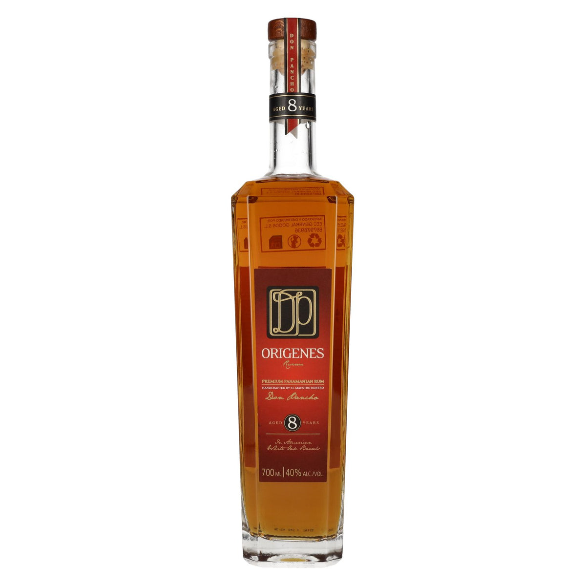 Don Pancho ORIGENES 8-Year-Old Premium Panama Rum 40% vol. 0.7 l