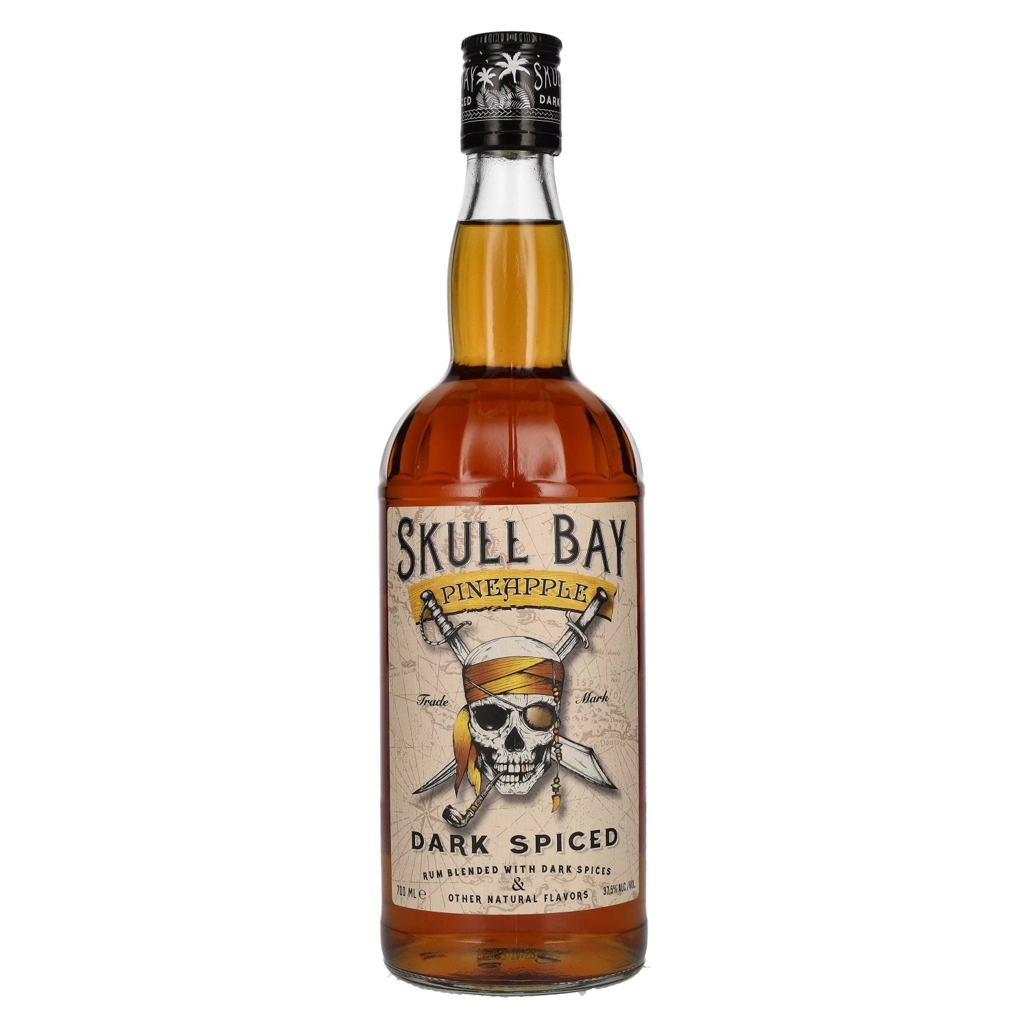 Skull Bay PINEAPPLE Donker Gekruid 37,5% Vol. 0,7l