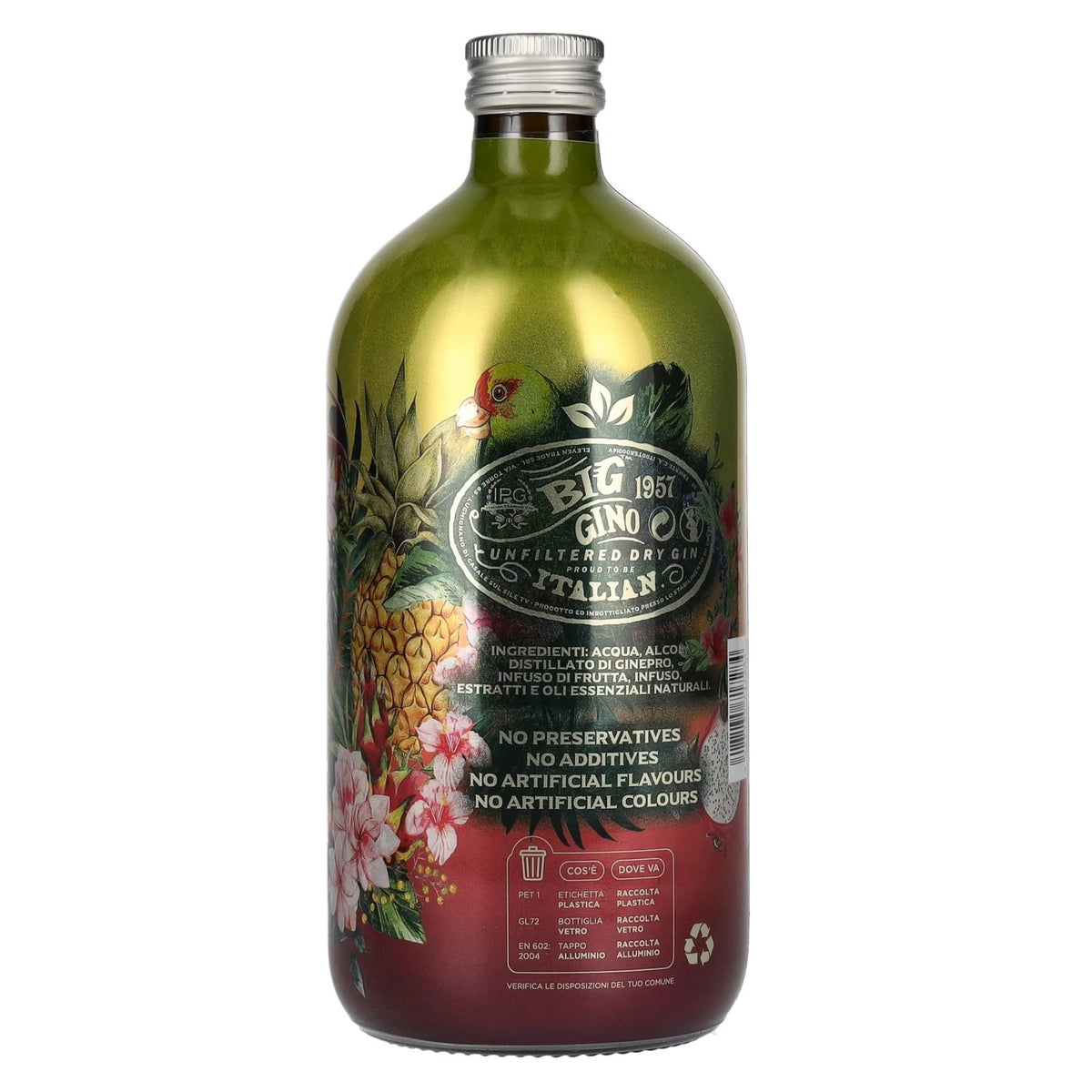Big Gino Gin EXOTIC DREAM 40% vol. 1 litre