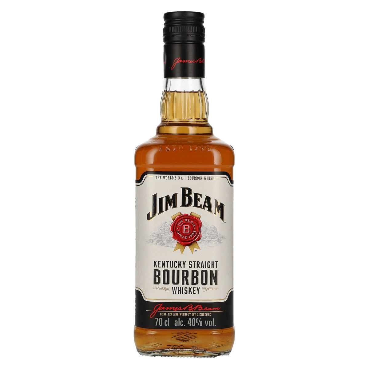 Jim Beam Kentucky Straight Bourbon Whisky 40% ABV 0.7l