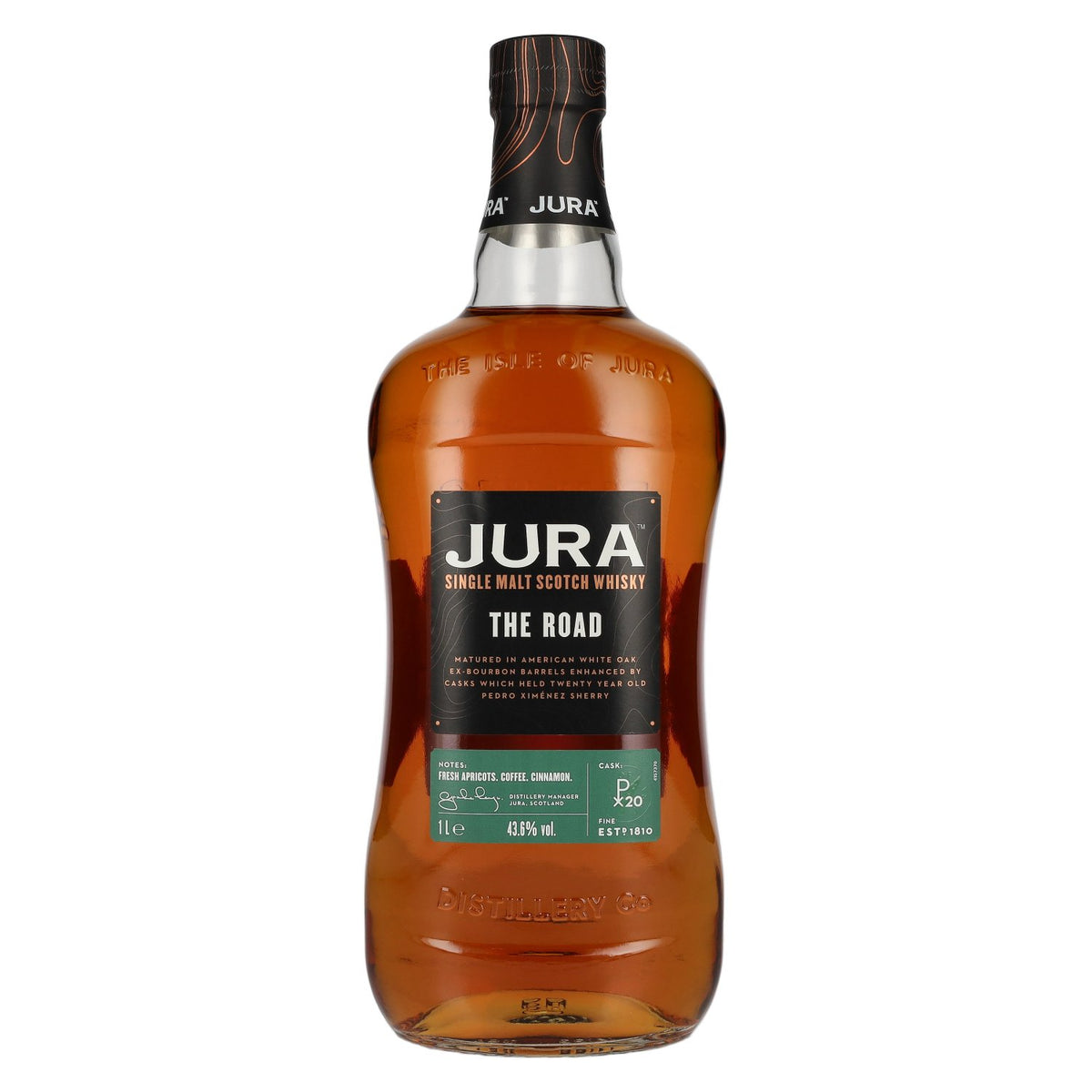 Jura THE ROAD Single Malt Scotch Whisky 43.6% vol. 1l
