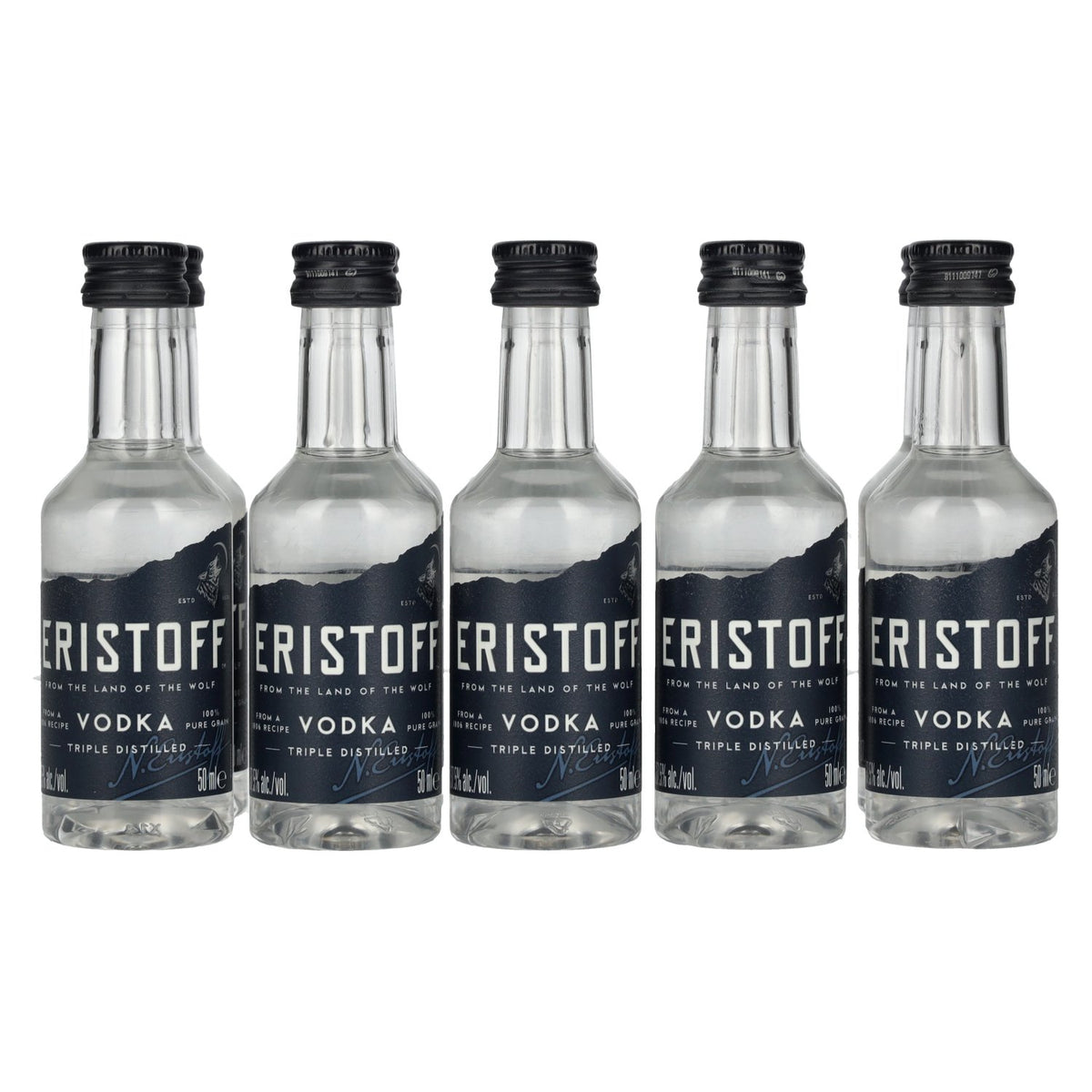 Eristoff Premium Vodka 37,5% vol. 10 x 0,05 l PET