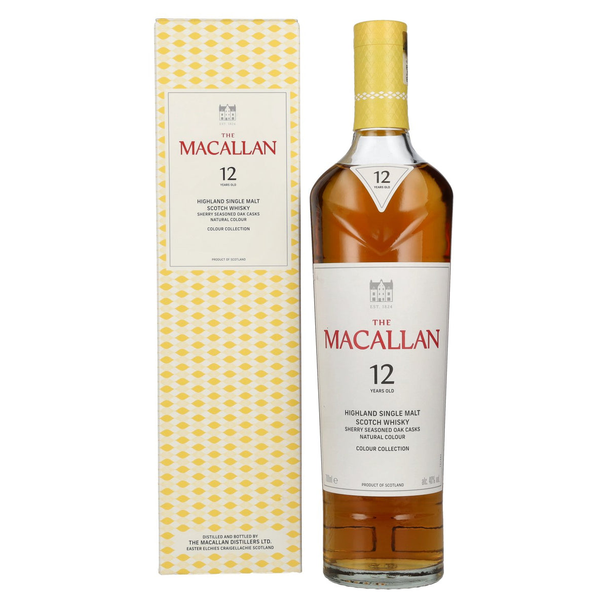 The Macallan 12 Years Old Colour Collection 40% ABV 0.7 litres in a gift box