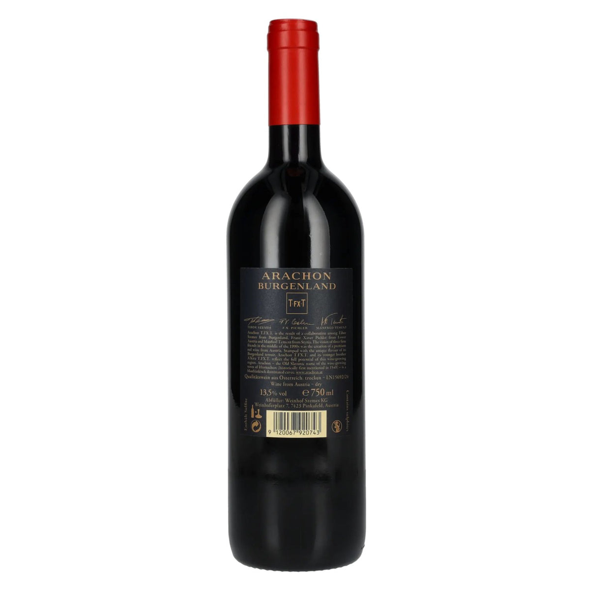 Arachon T.FX.T Burgenland 2020 13.5% ABV 0.75 l