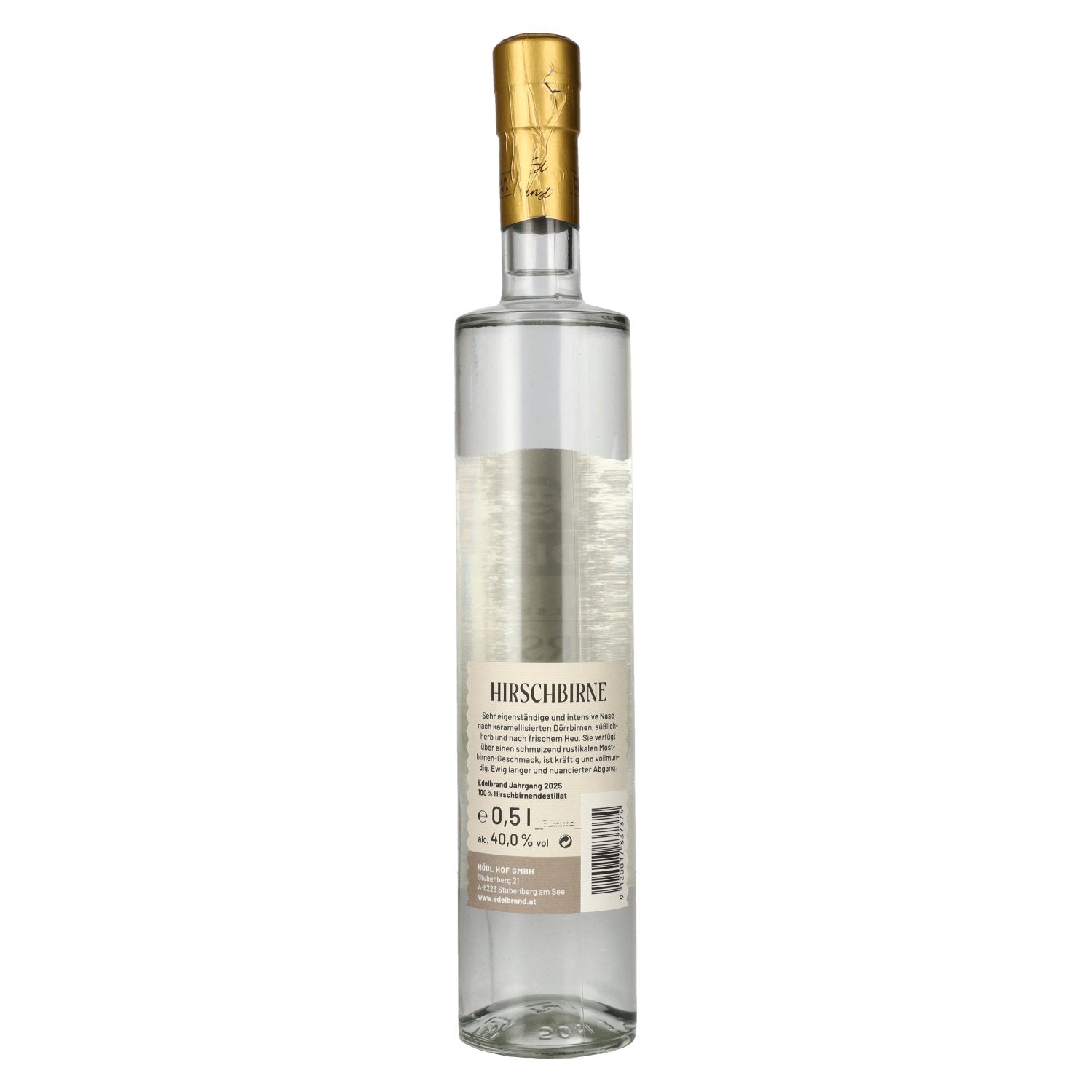 Hödl Hof HIRSCHBIRNE Edelbrand 2025 40% Vol. 0,5l