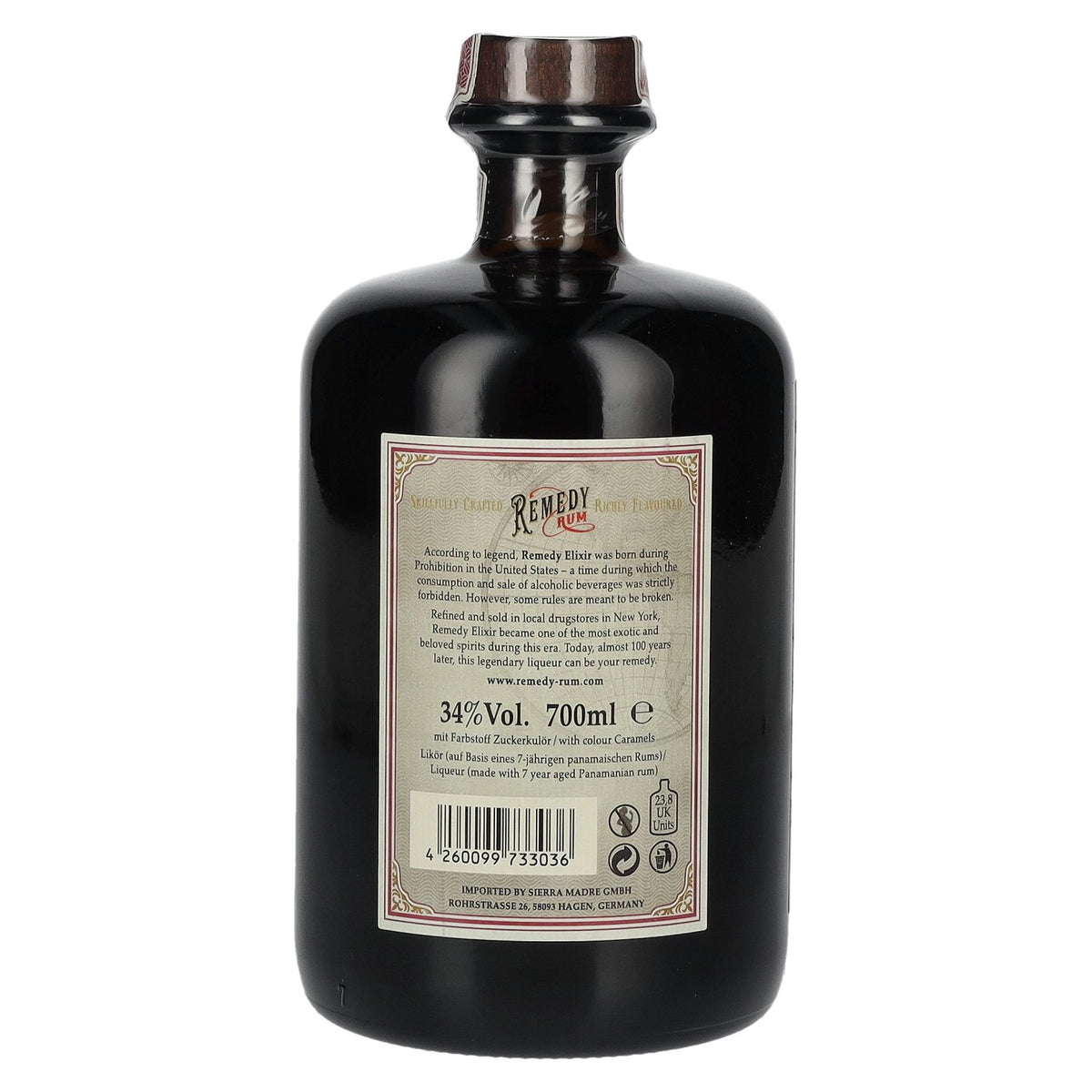 Remedy Elixir Rumlikeur 34% vol. 0,7 l