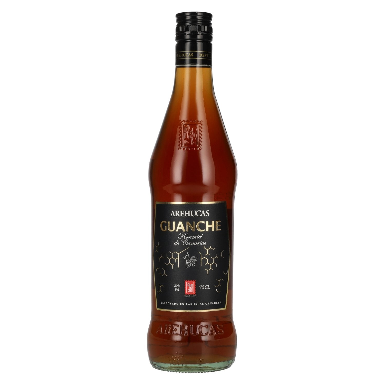 Liqueur de rhum au miel « Guanche » d'Arehuca, 20 % vol., 0,7 l