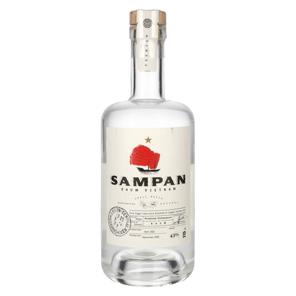 Sampan Rhum Vietnam 43 % vol. 0,7 l