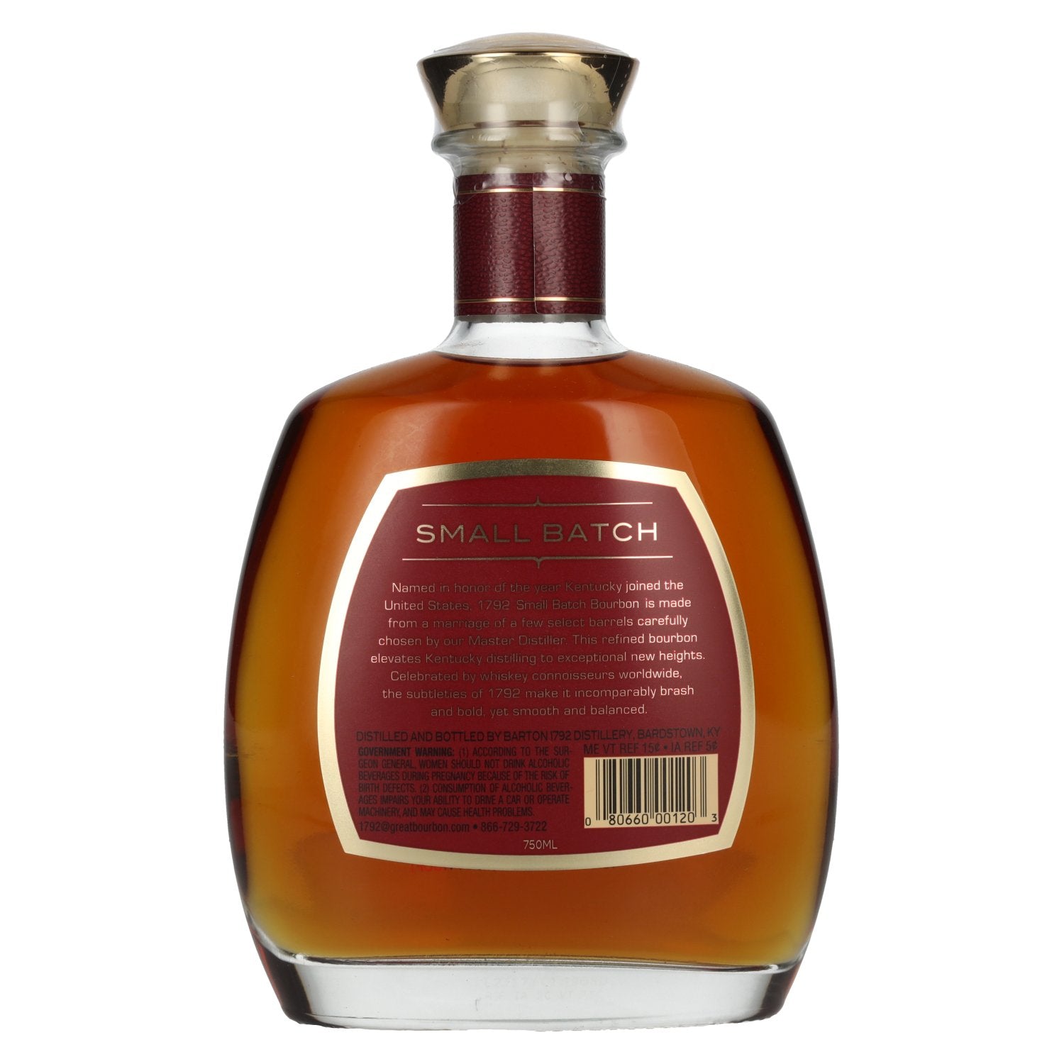 1792 Ridgemont SMALL BATCH Kentucky Straight Bourbon Whiskey 46,9% Vol. 0,75l