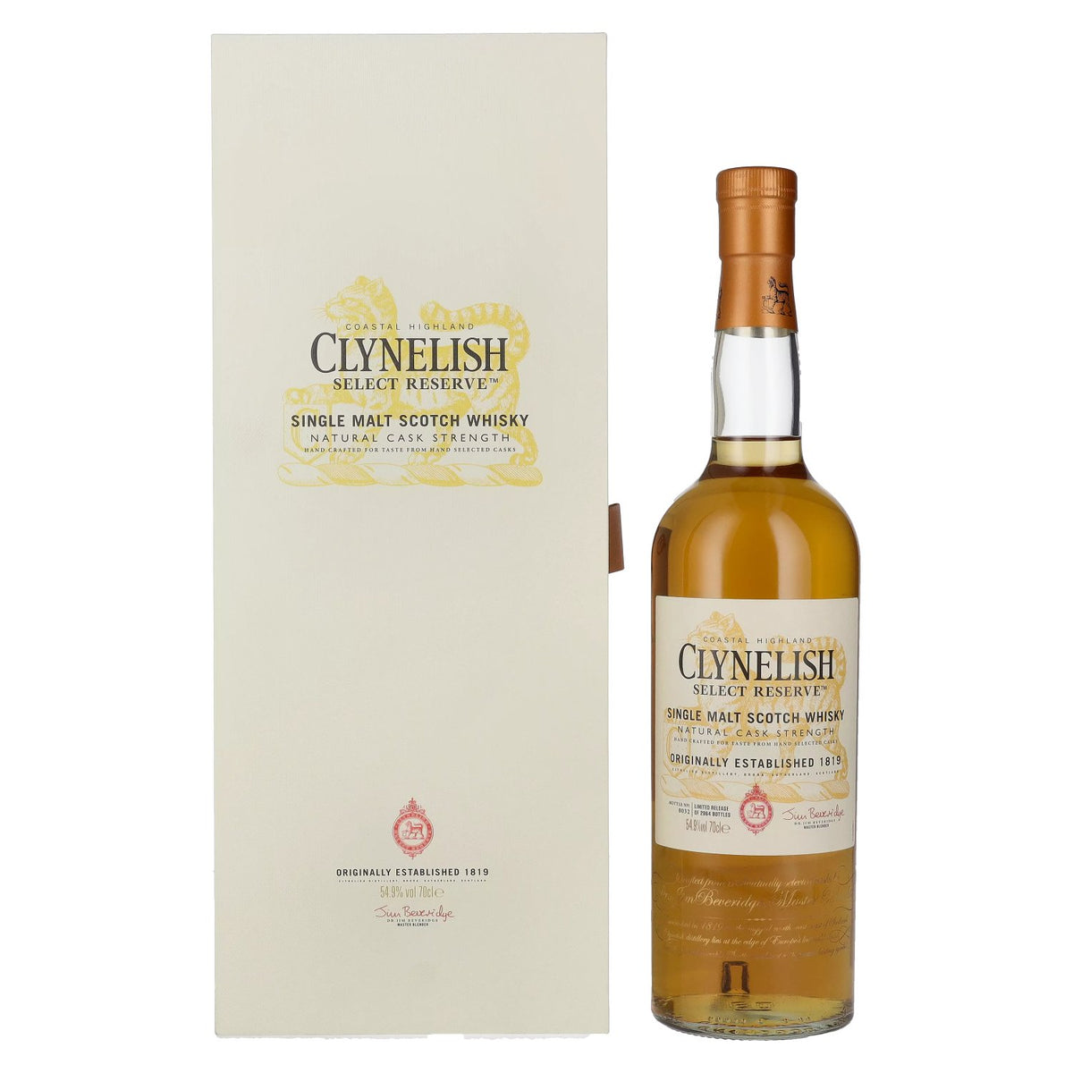 Clynelish Select Reserve Natural Cask Strength 54.9% vol. 0.7 l in a gift box